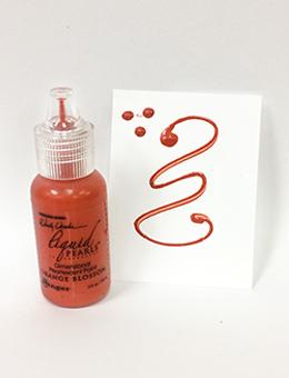 Wendy Vecchi Make Art Liquid Pearls .5oz - Orange Blossom